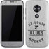NHL St. Louis Blues Black Text Moto E5 Play Skin
